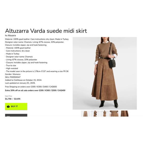 Vintage Talbots Suede Maxi Skirt Women’s 6 Tan Equestrian Cottagecore Vibes - Picture 7 of 8